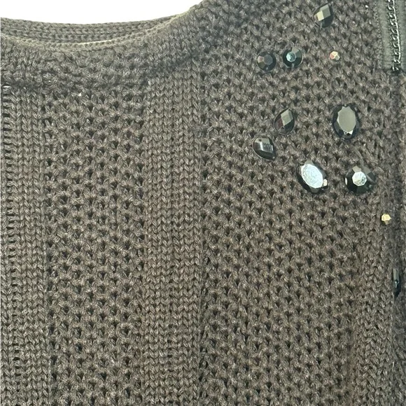 Zara Knit Sweater with Embellishments - Picture 3 of 4